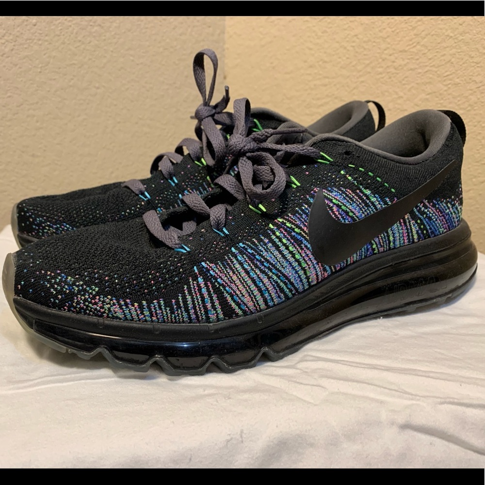 Custom Nike iD Air Max Flyknit Multi Color Size 10